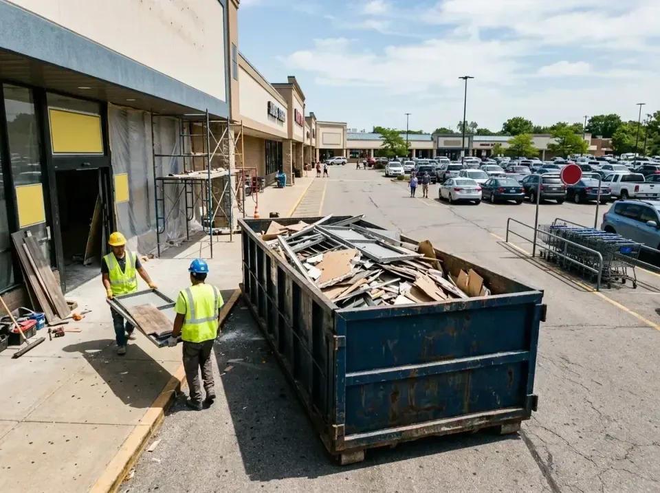 retail-store-renovation-debris-003 — frequently asked questions, Roll-off Dumpster Rentals in Winnebago, IL
